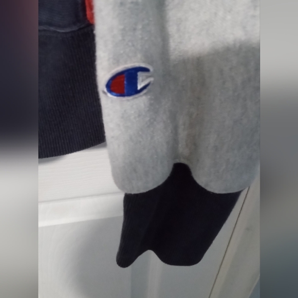 Champion Red, Gray, and Black Hoodie - Picture 2 of 5